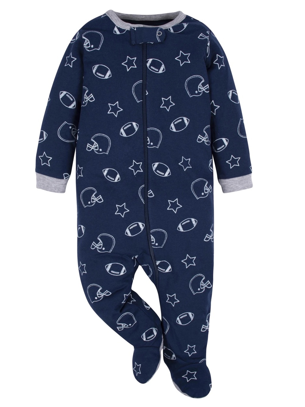 This Gerber baby boy sleep 'n play footed pajama
